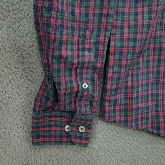 UNTUCKit Shirt Ropiteau Plaid Button Up Mens Size Large Slim Fit Wrinkle Free - Picture 6 of 13